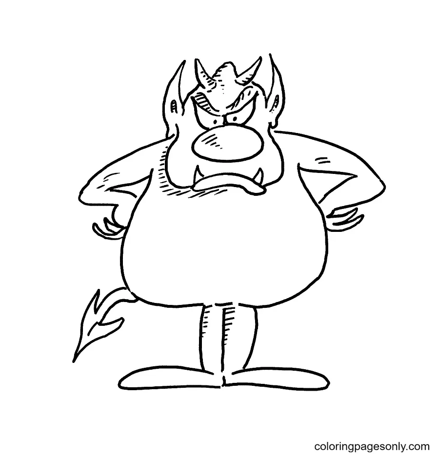 Monstruos Halloween Para Colorear 94