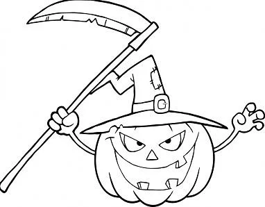 Halloween Pumpkin Coloring Pages 22