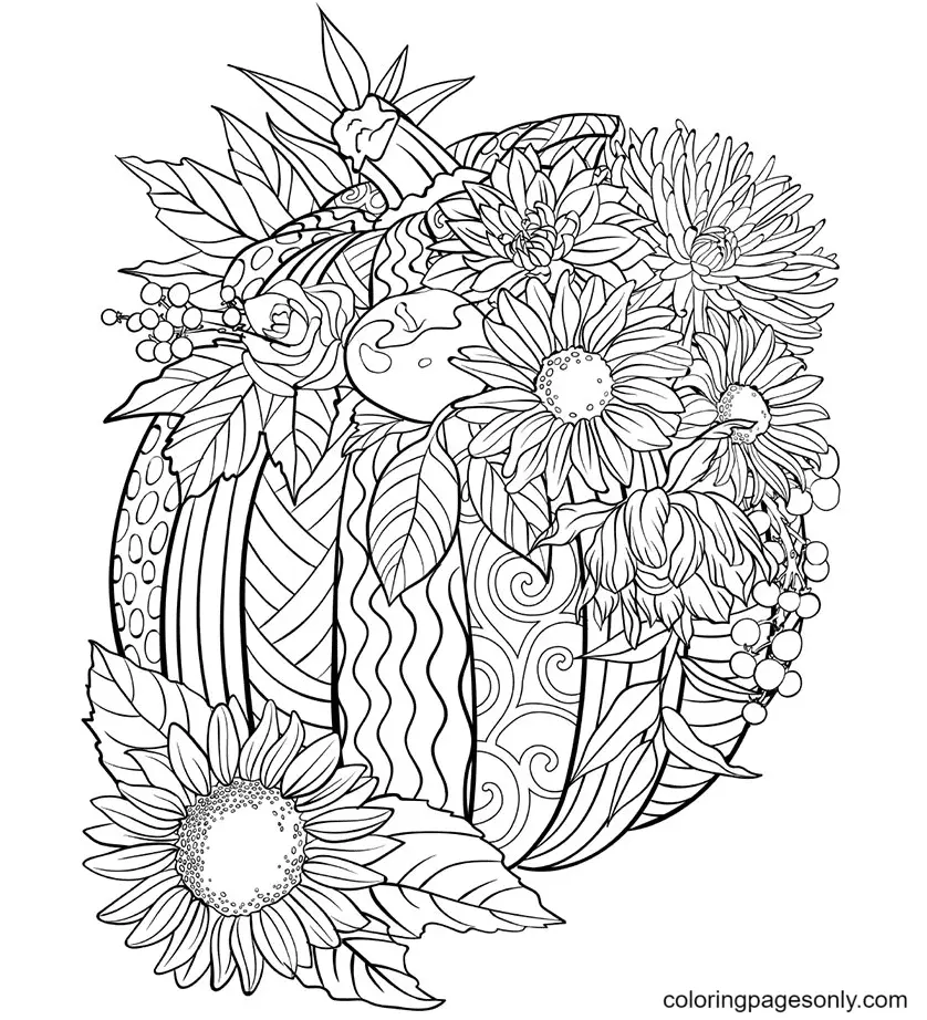 Halloween Pumpkin Coloring Pages 33