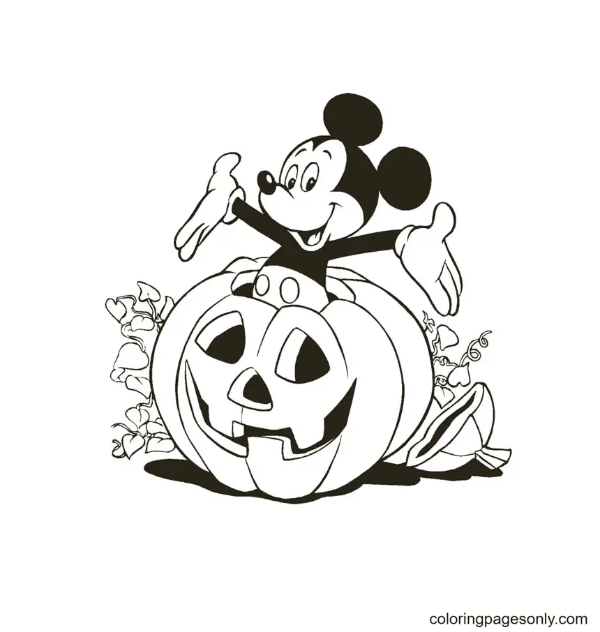 Halloween Pumpkin Coloring Pages 36