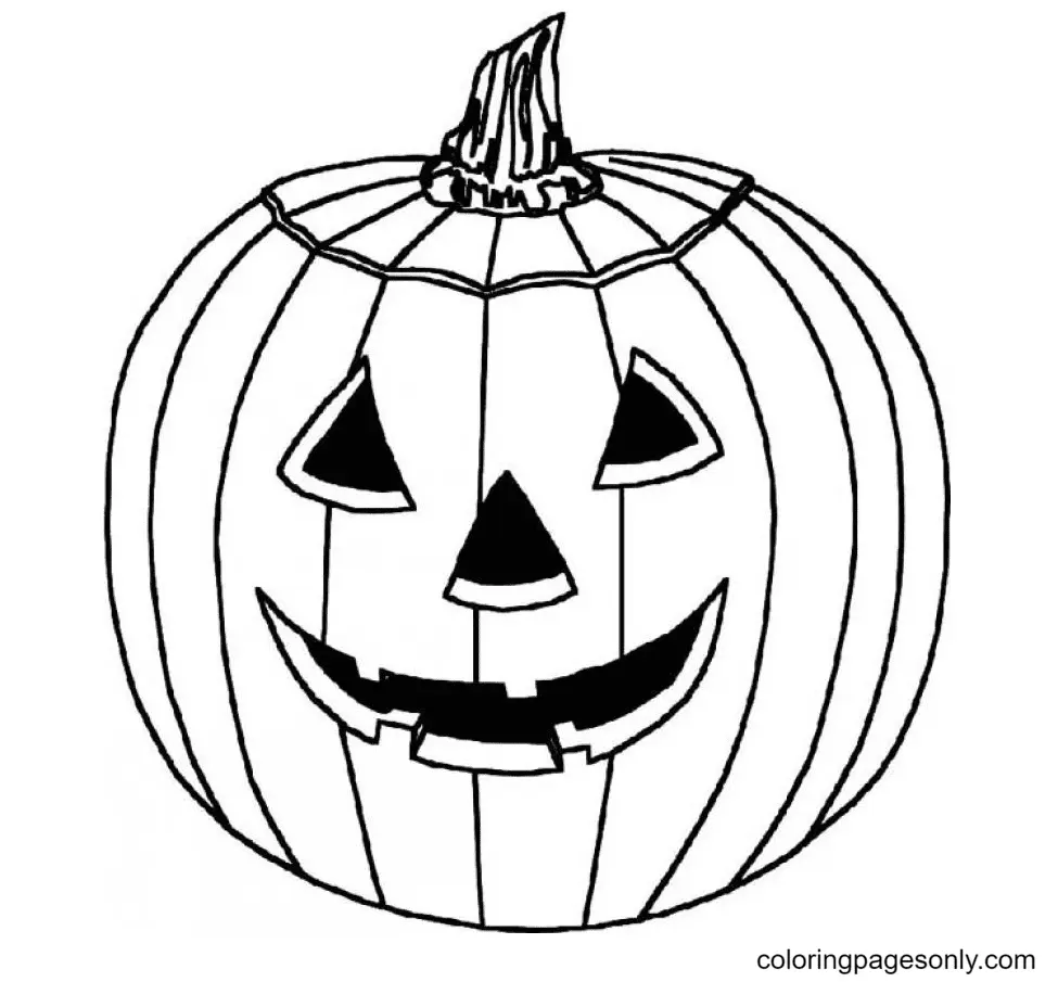 Halloween Pumpkin Coloring Pages 46