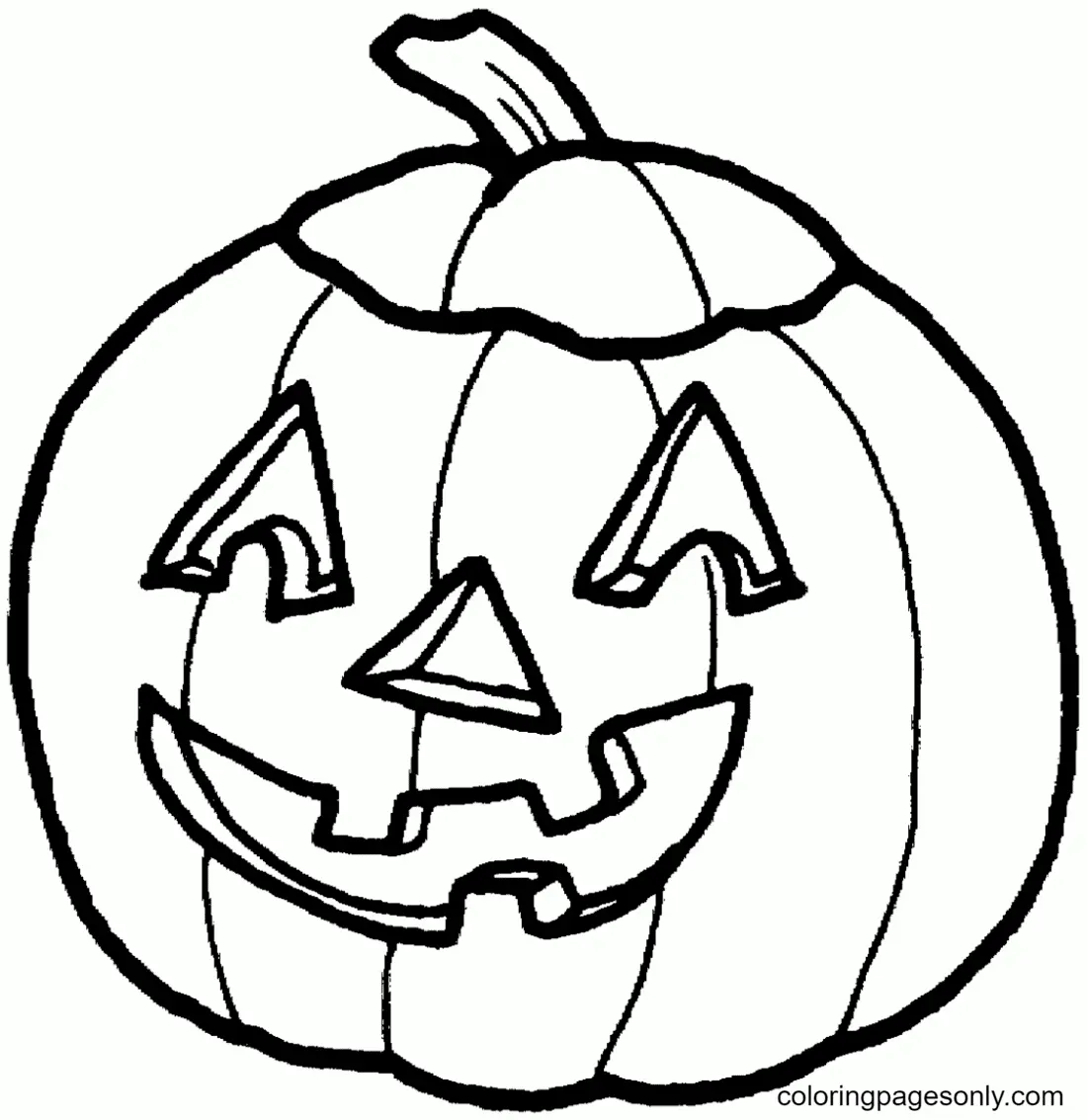 Halloween Pumpkin Coloring Pages 49