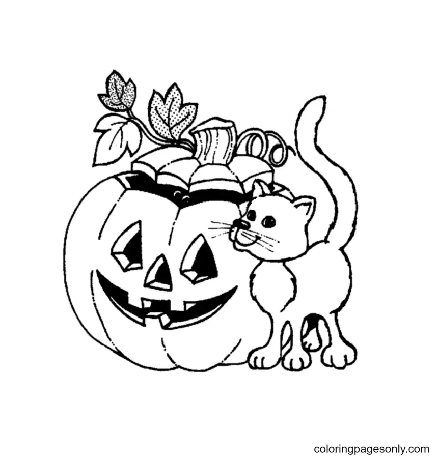 Halloween Pumpkin Coloring Pages 66