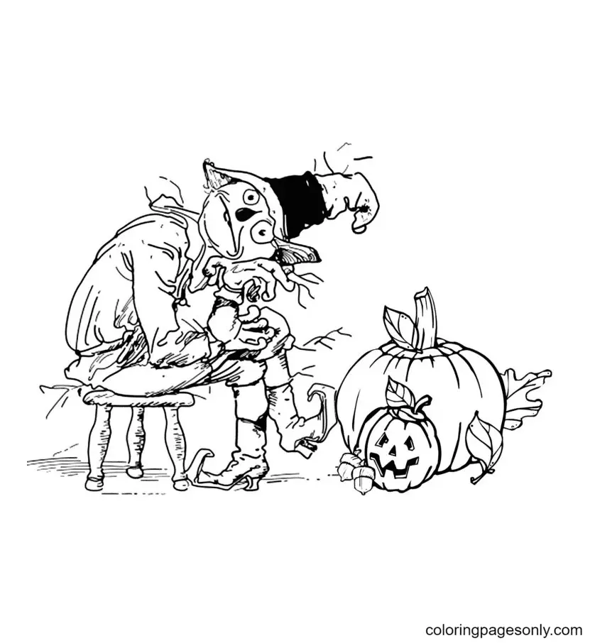 Halloween Pumpkin Coloring Pages 84