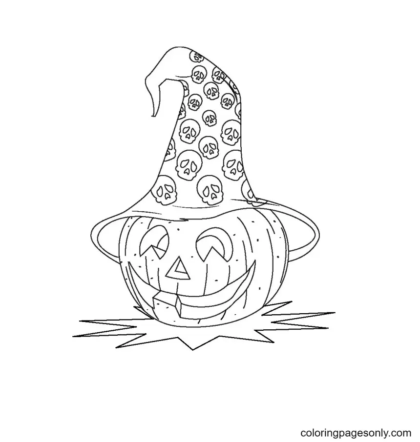 Halloween Pumpkin Coloring Pages 89