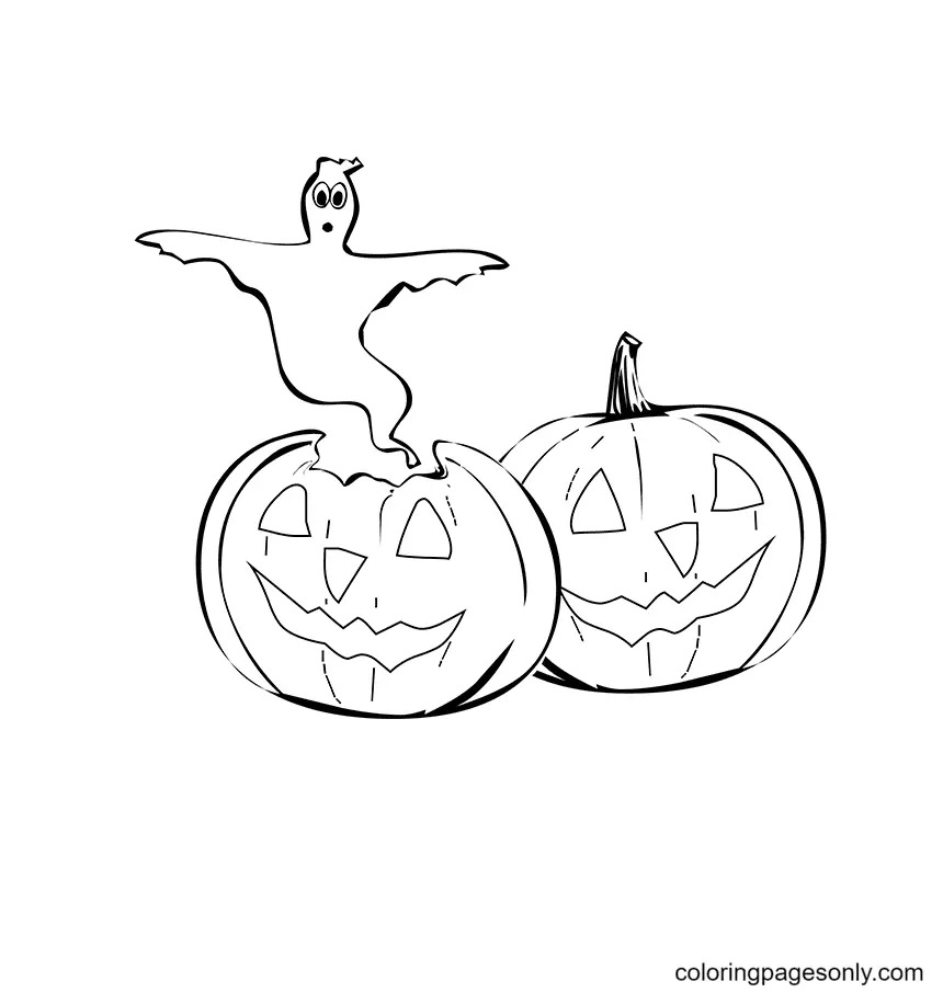 Halloween Pumpkin Coloring Pages 90