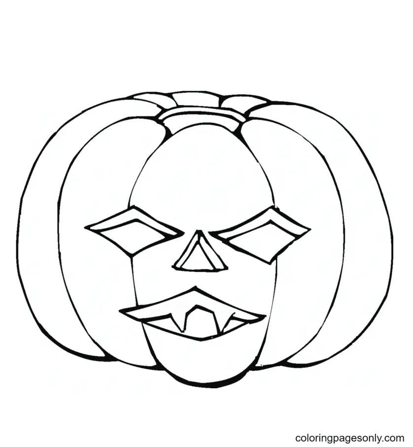 Halloween Pumpkin Coloring Pages 97
