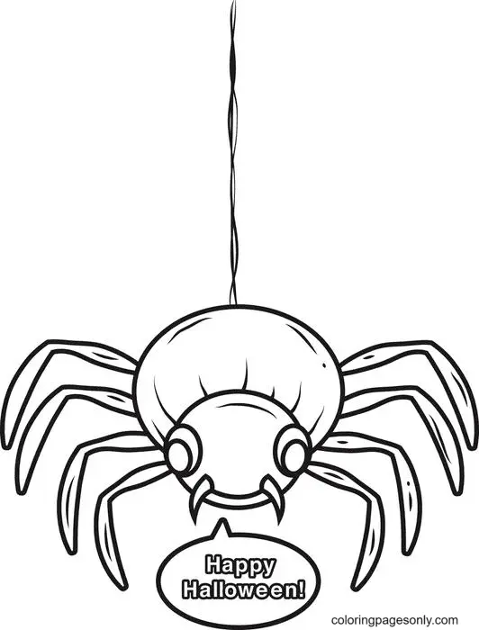 Halloween-Spinnen-Ausmalbilder 20