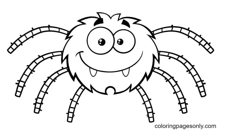 Halloween-Spinnen-Ausmalbilder 5