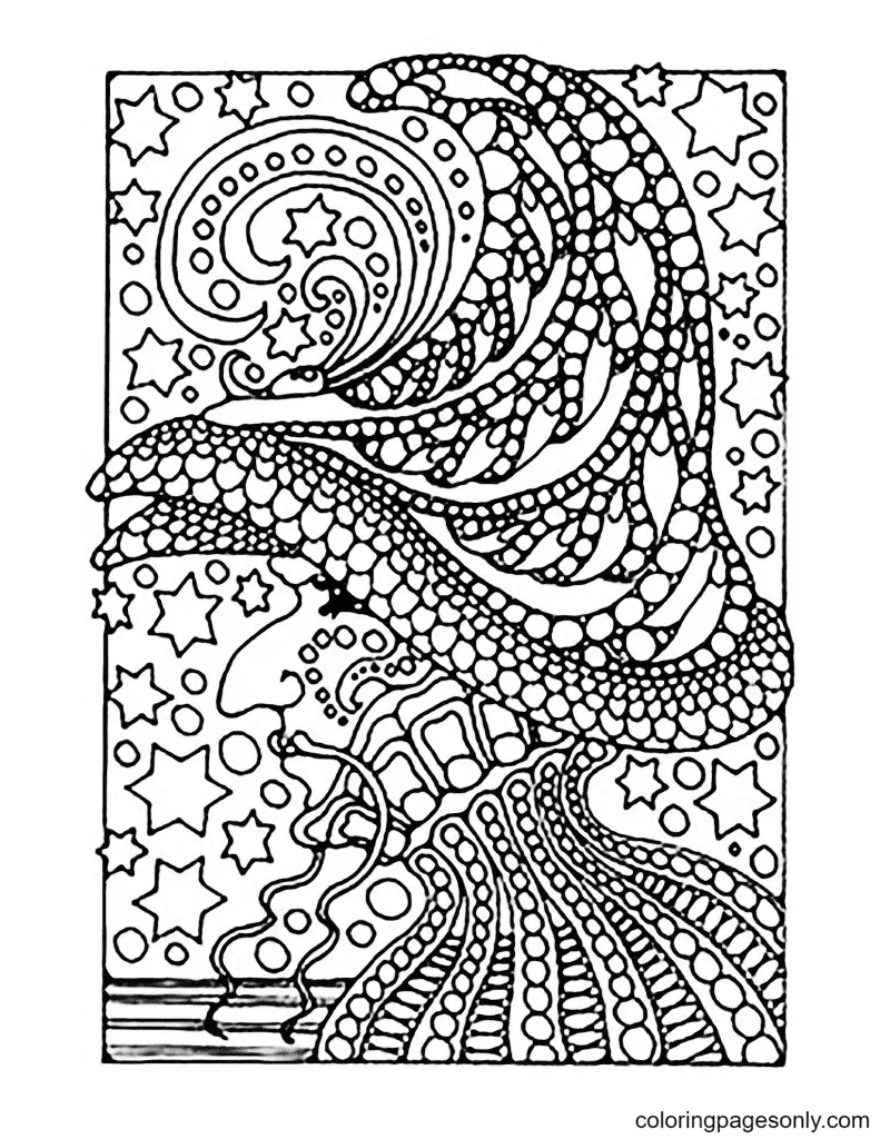 Desenhos de Bruxa de Halloween Para Colorir 47