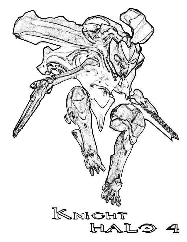 Desenhos de Halo Para Colorir 32