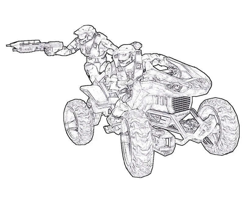 Desenhos de Halo Para Colorir 40