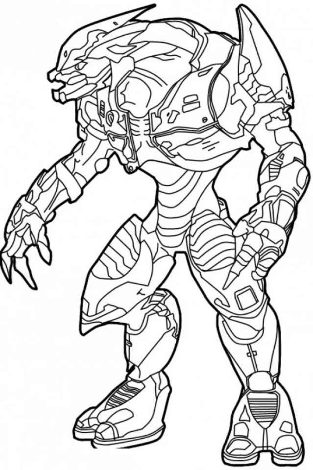 Desenhos de Halo Para Colorir 56