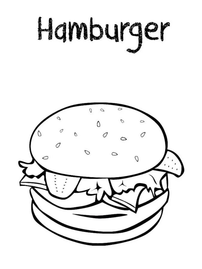 Hamburger Ausmalbilder