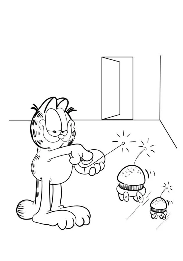 Hamburger Coloring Pages 21