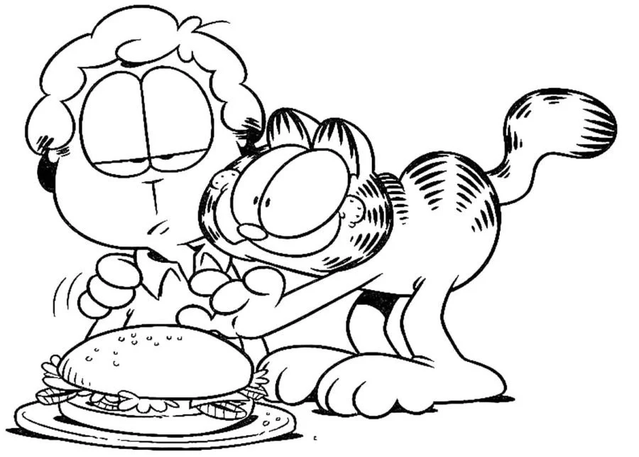 Hamburger Coloring Pages 41