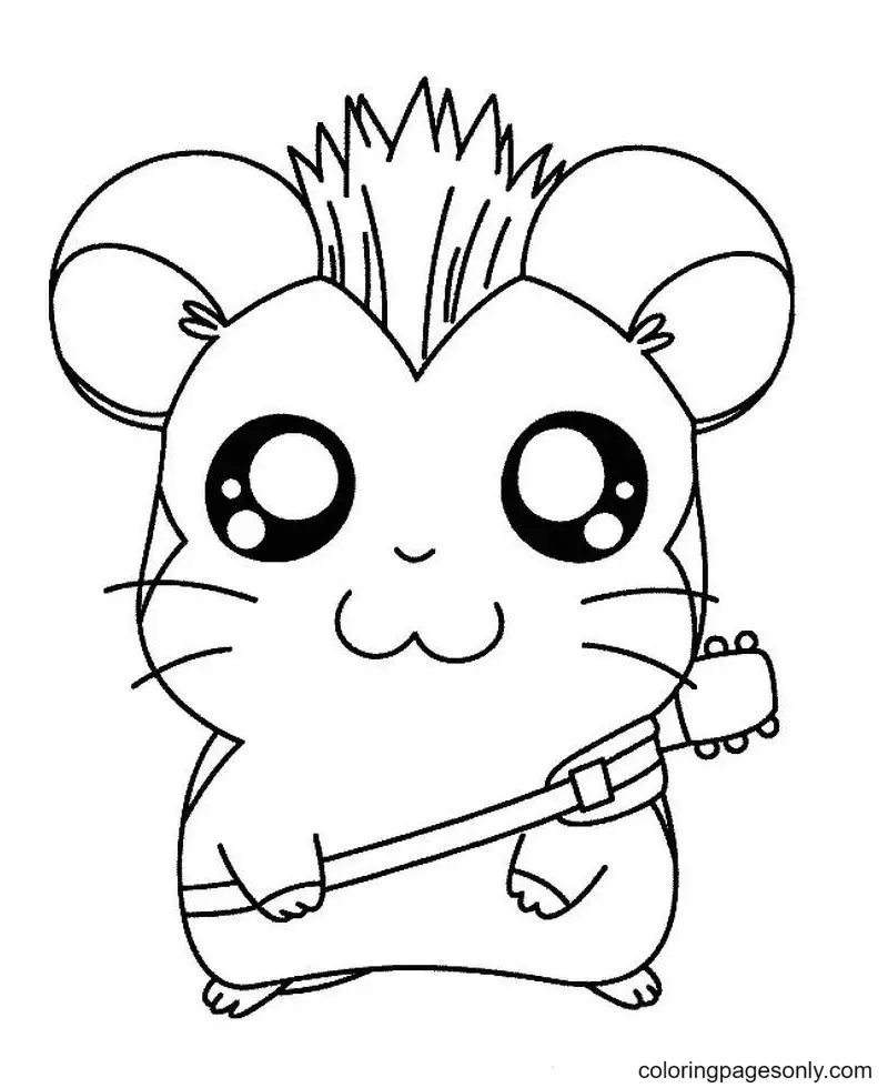 Hamster Ausmalbilder 4