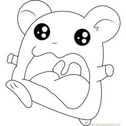 Hamtaro para colorir 6