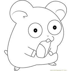 Hamtaro para colorir 7