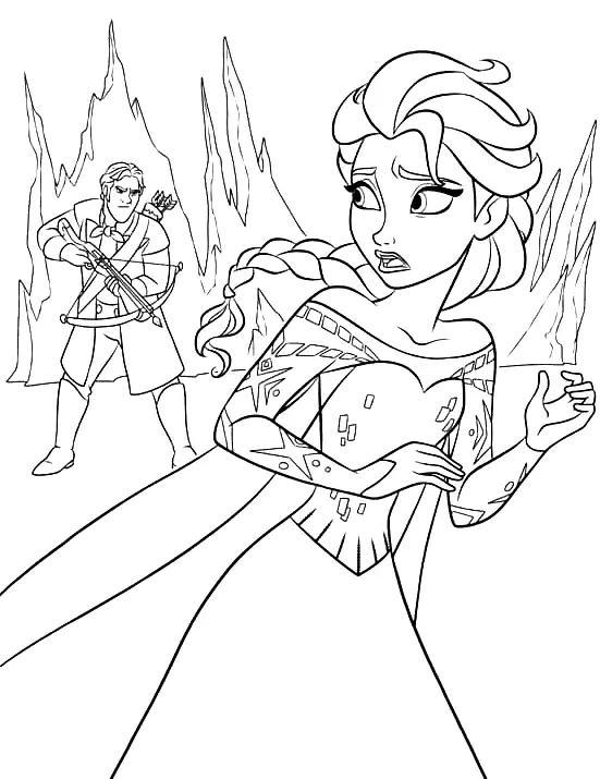Desenhos de Hans Para Colorir 16