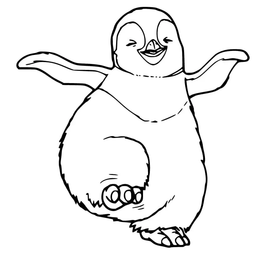 Happy Feet Ausmalbilder 2