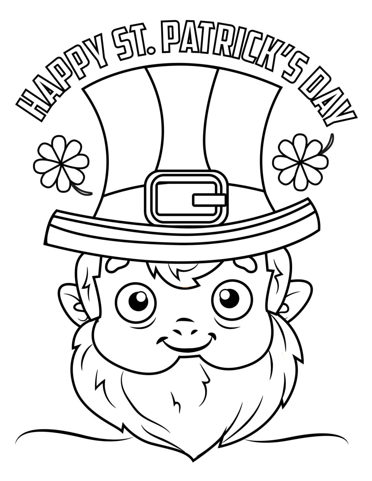 Happy St Patricks Day Coloring Pages 24