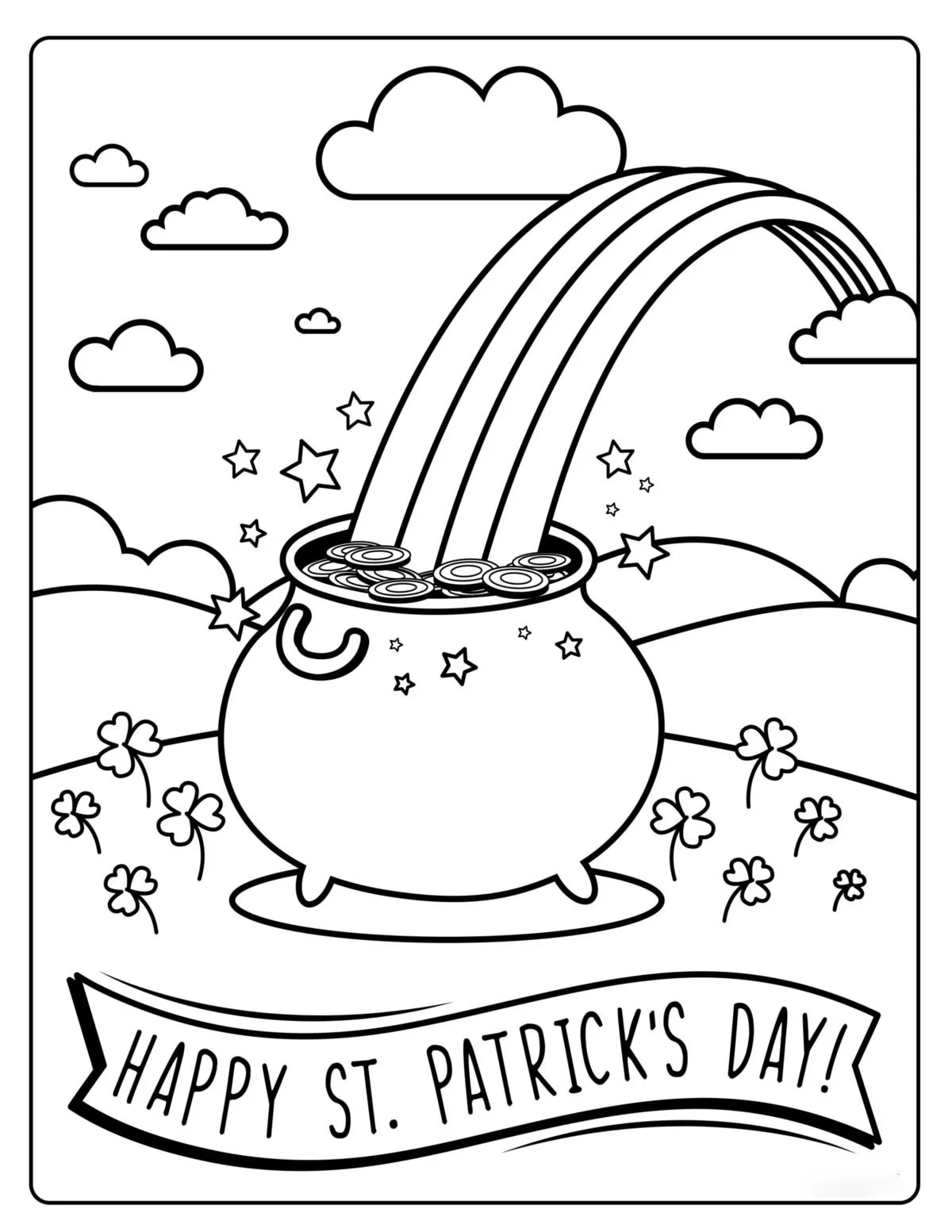 Happy St Patricks Day Coloring Pages 34