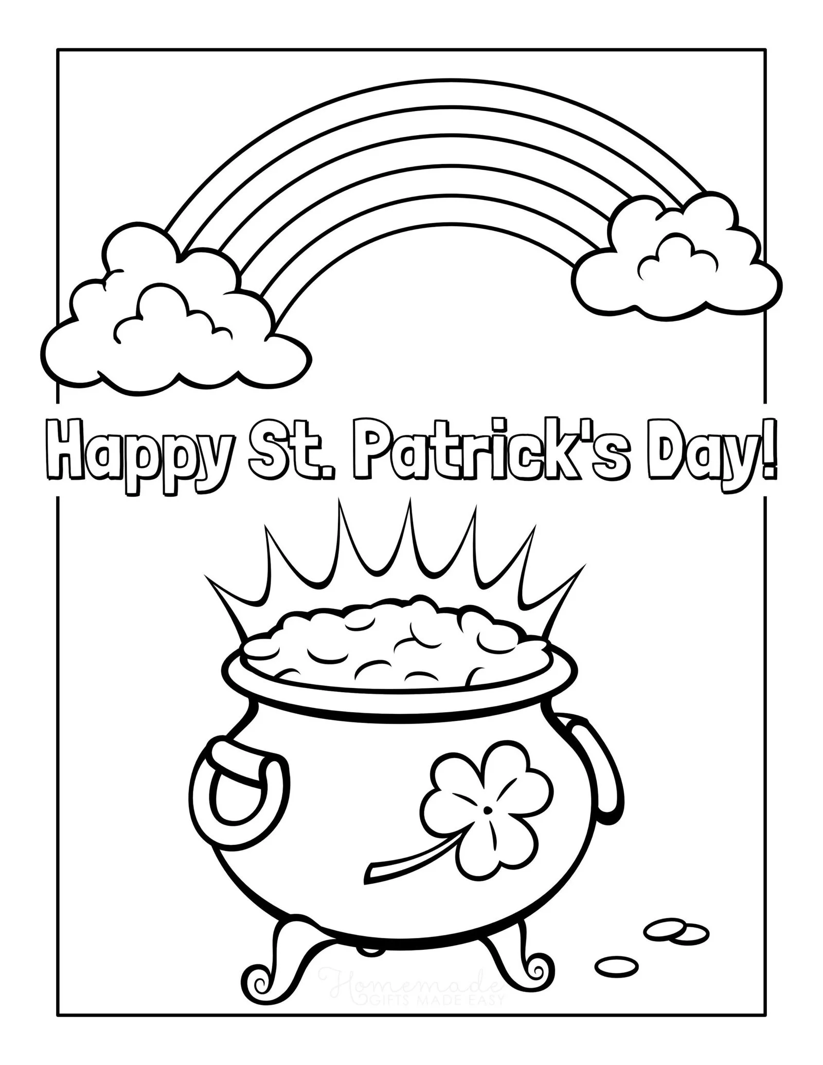 Happy St Patricks Day Coloring Pages 59