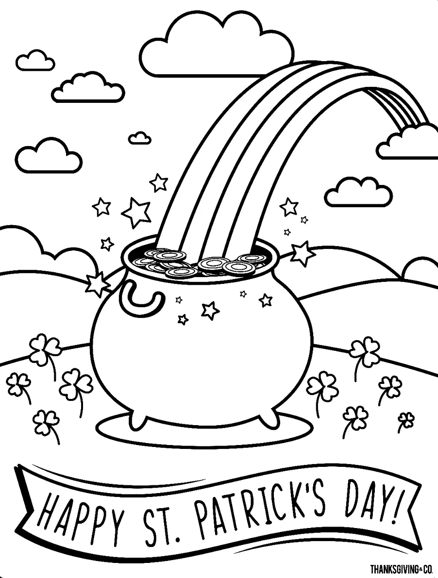 Happy St Patricks Day Coloring Pages 72