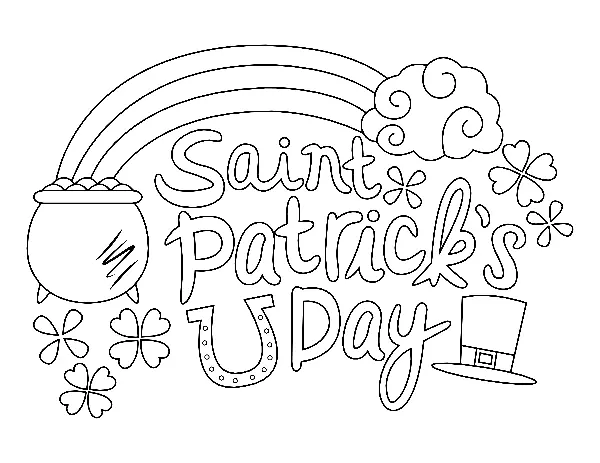 Happy St Patricks Day Coloring Pages 75