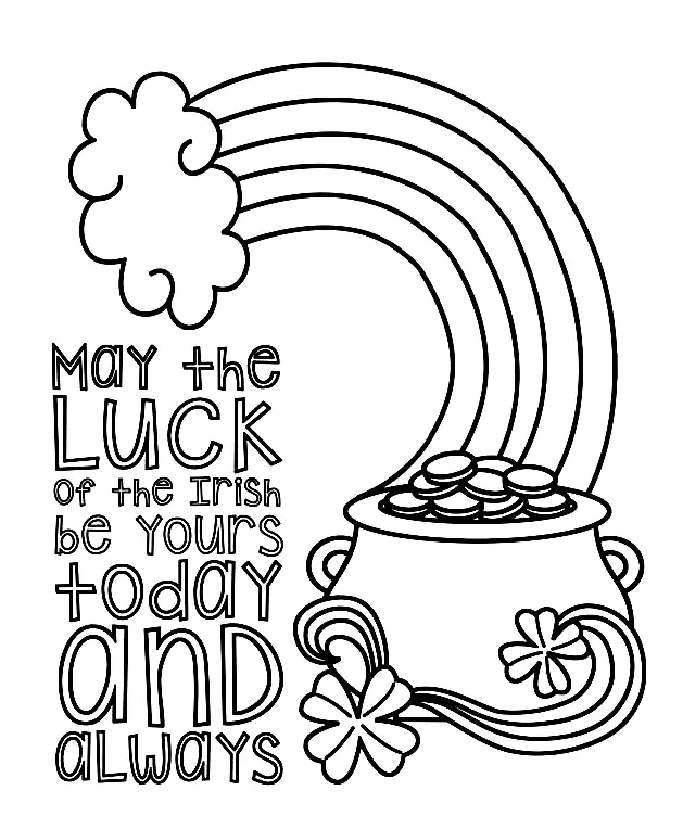 Happy St Patricks Day Coloring Pages 83