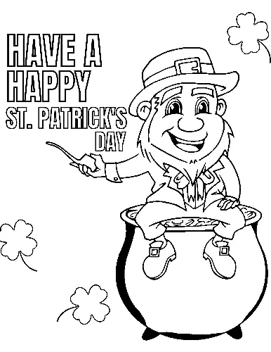 Happy St Patricks Day Coloring Pages 89