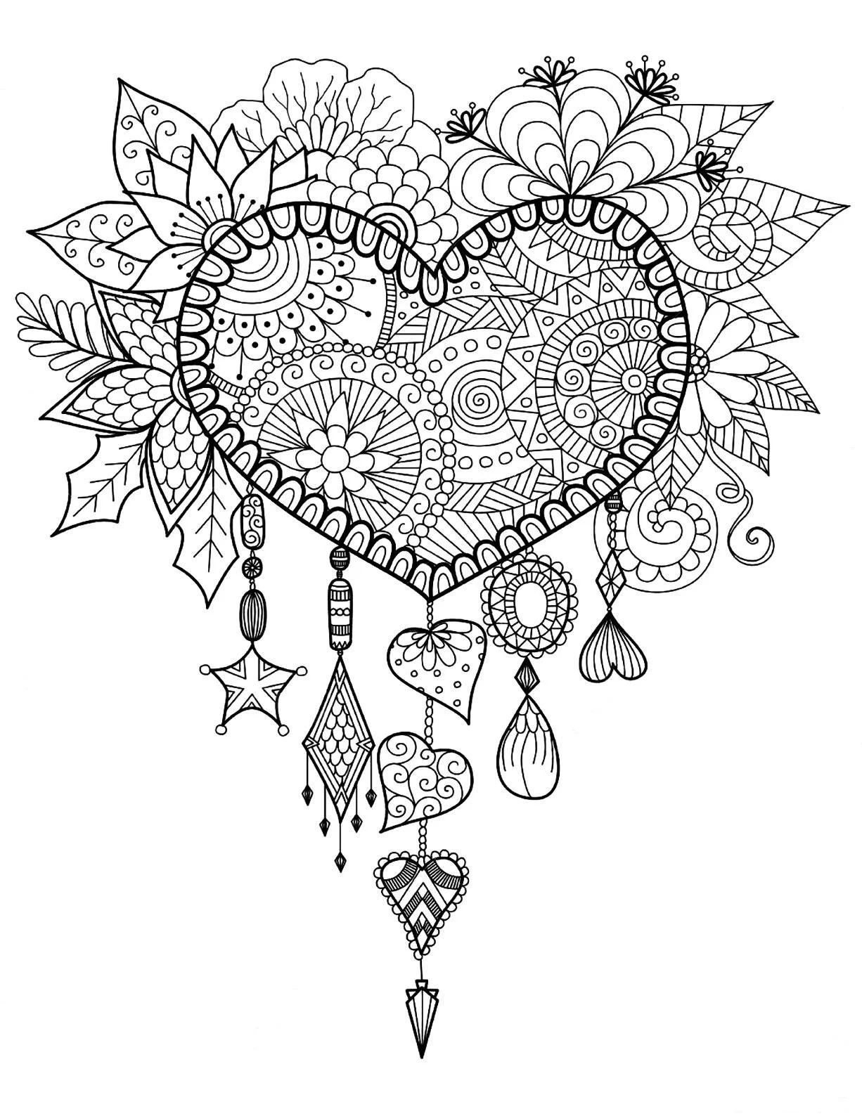 Hard Coloring Pages 1