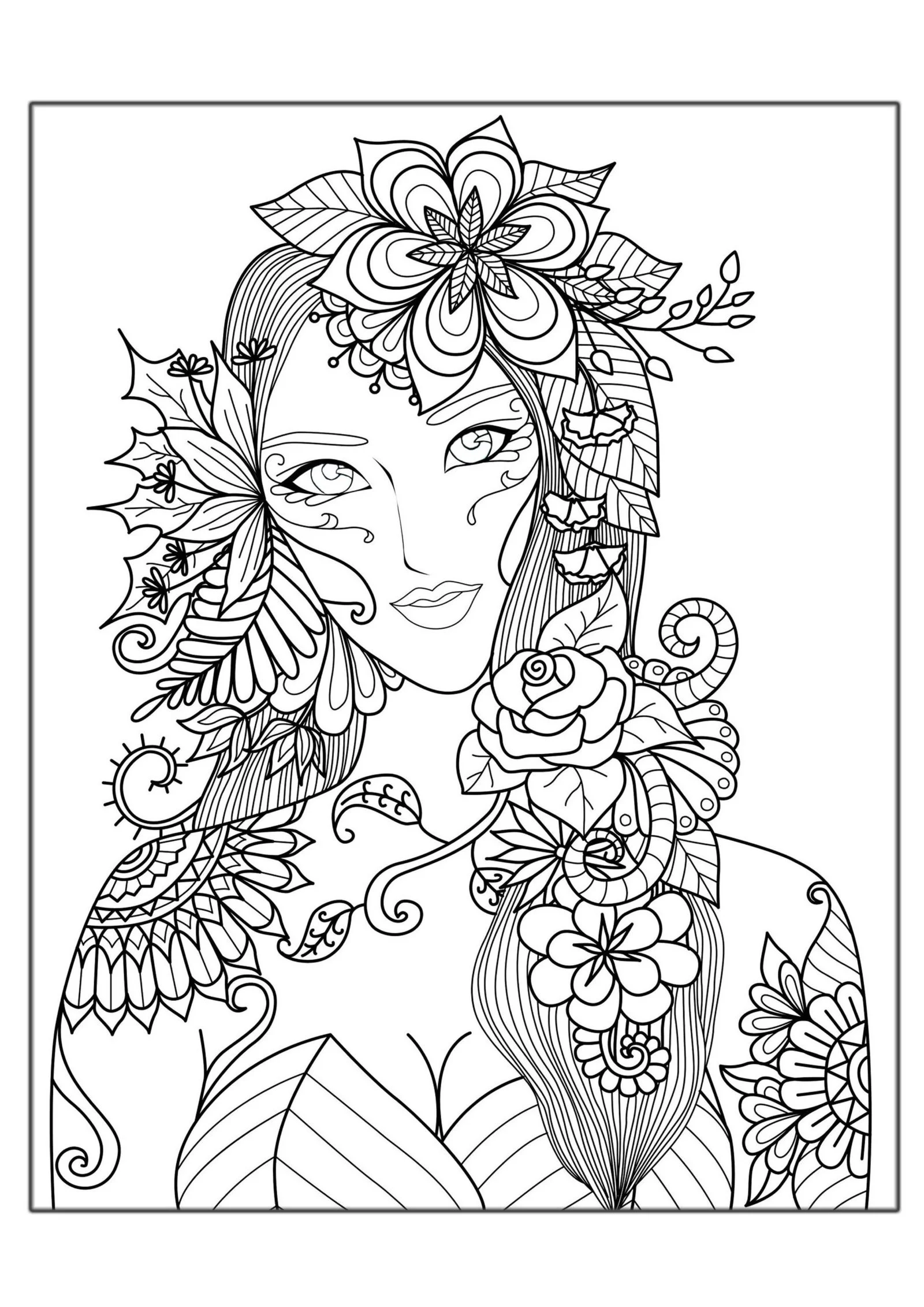 Hard Coloring Pages 6