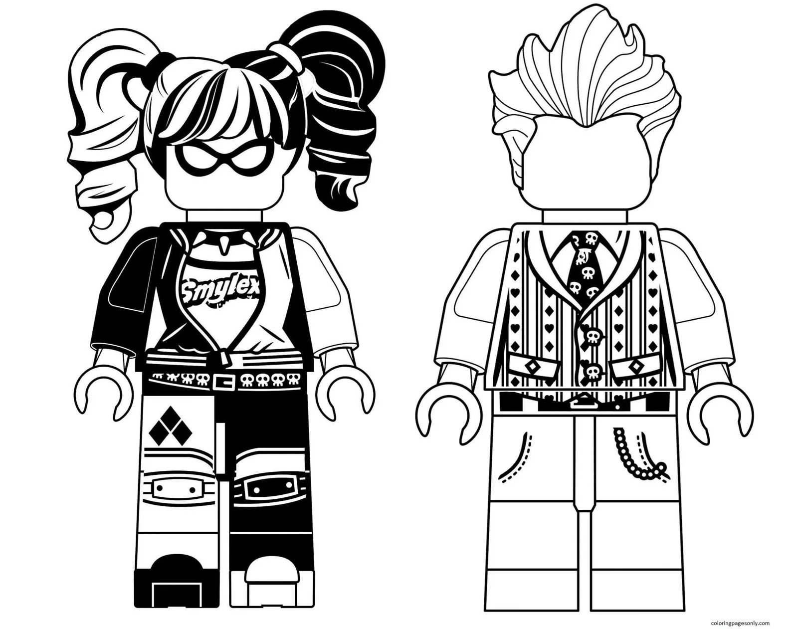 Harley Quinn Para Colorear 26