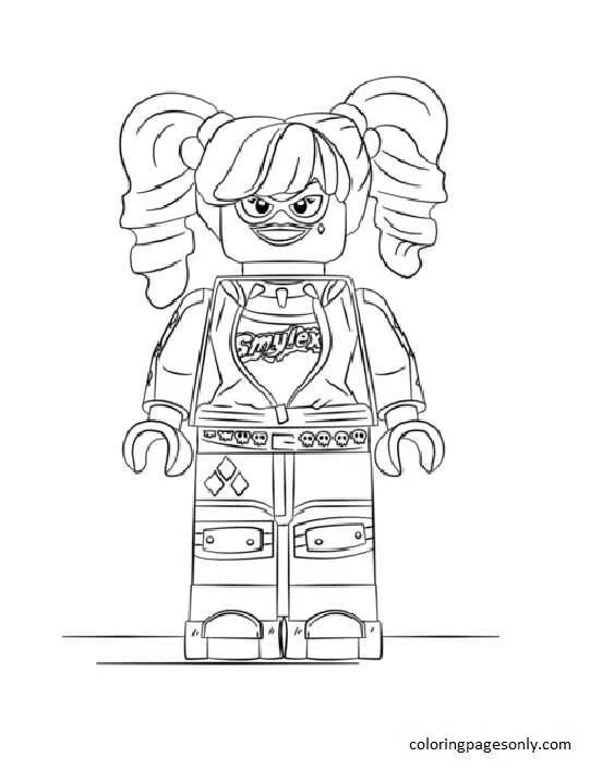 Harley Quinn Para Colorear 29