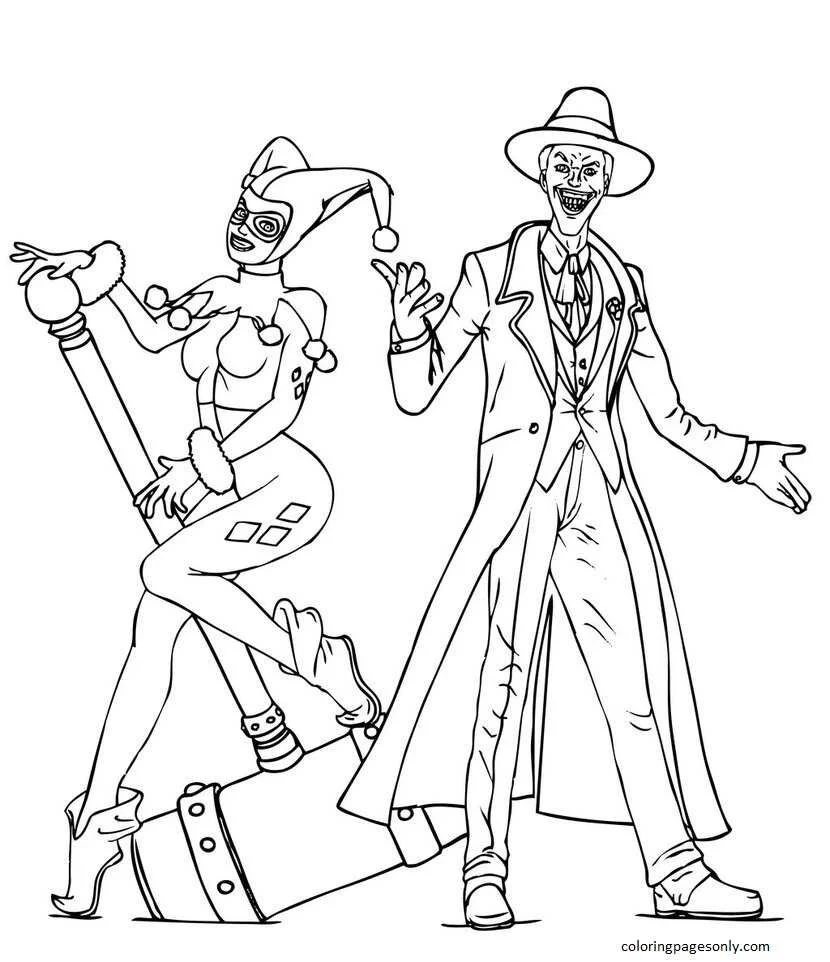 Harley Quinn Para Colorear 37