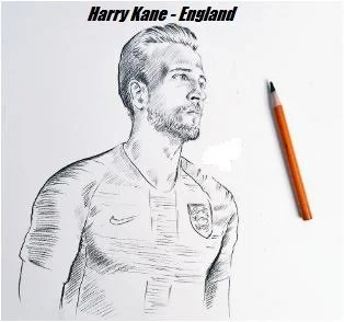 Harry Kane Coloring Pages 6