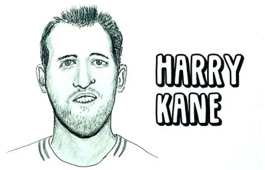 Harry Kane Coloring Pages 9