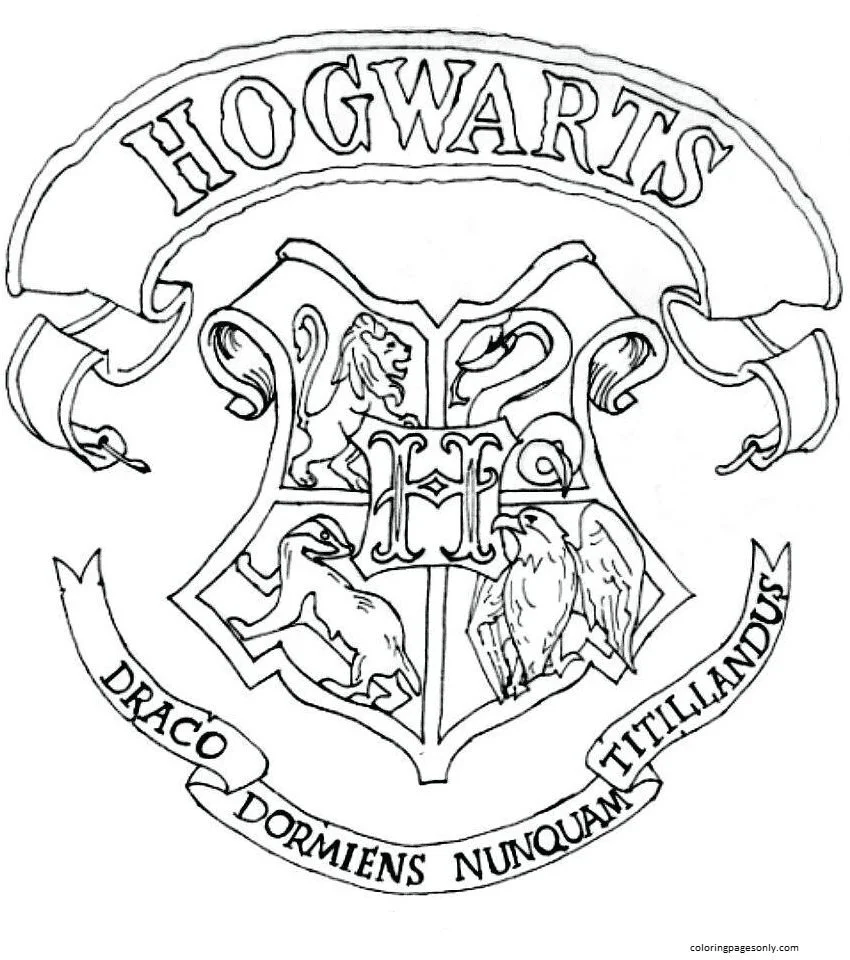 Desenhos de Harry Potter Para Colorir 1