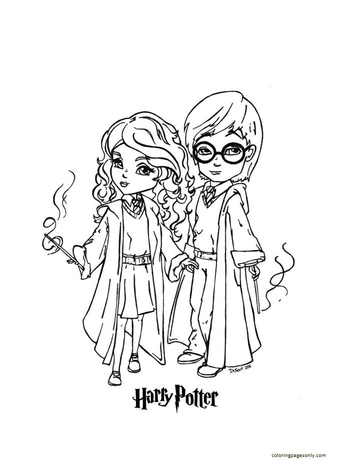 Desenhos de Harry Potter Para Colorir 13