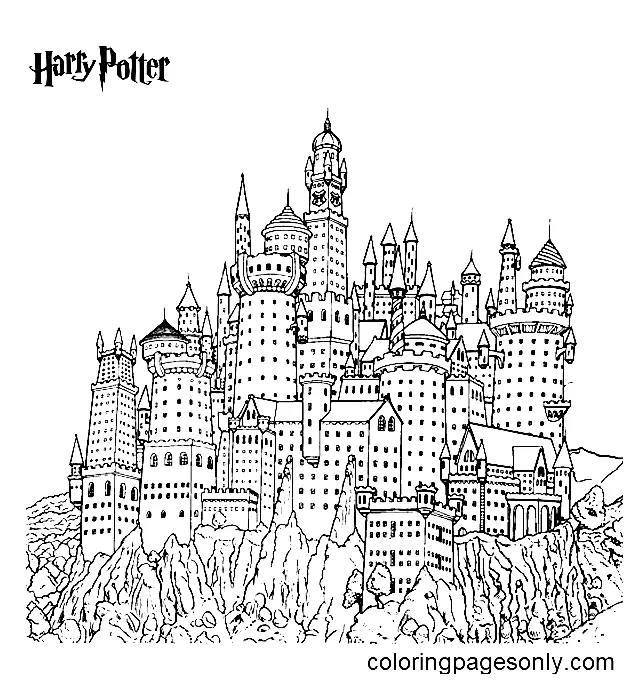 Desenhos de Harry Potter Para Colorir 19