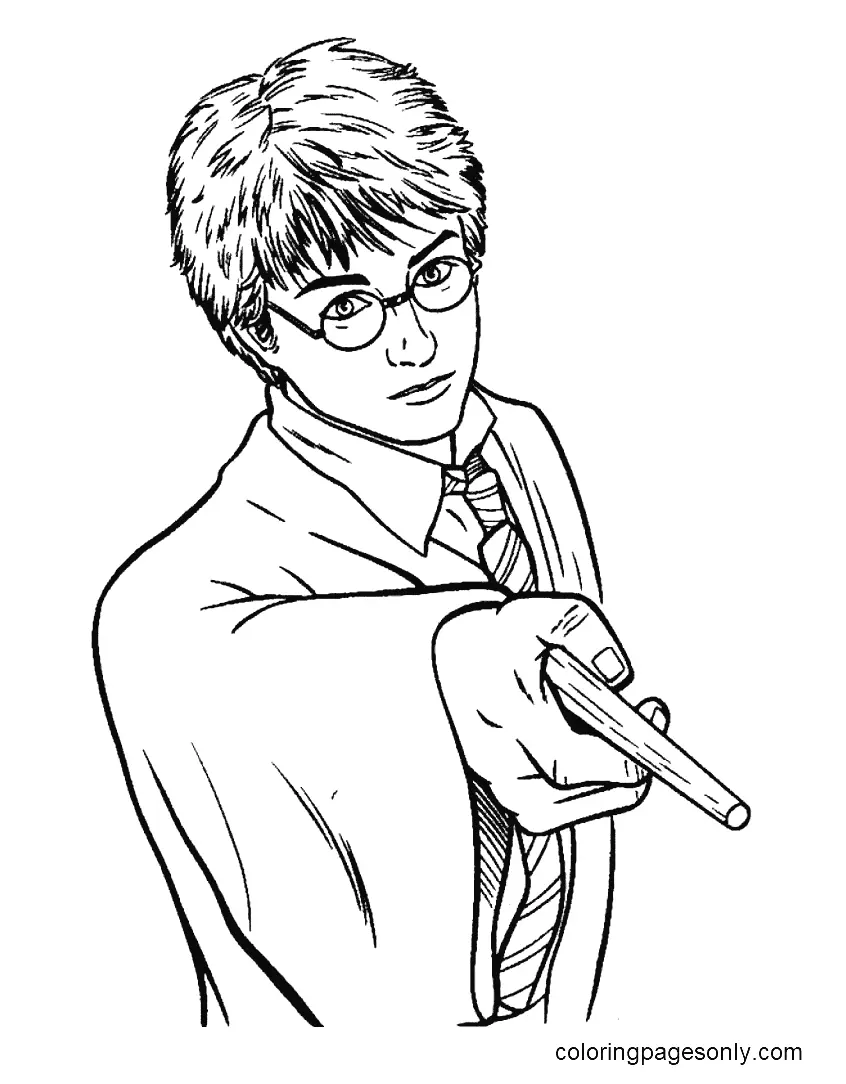 Desenhos de Harry Potter Para Colorir 2
