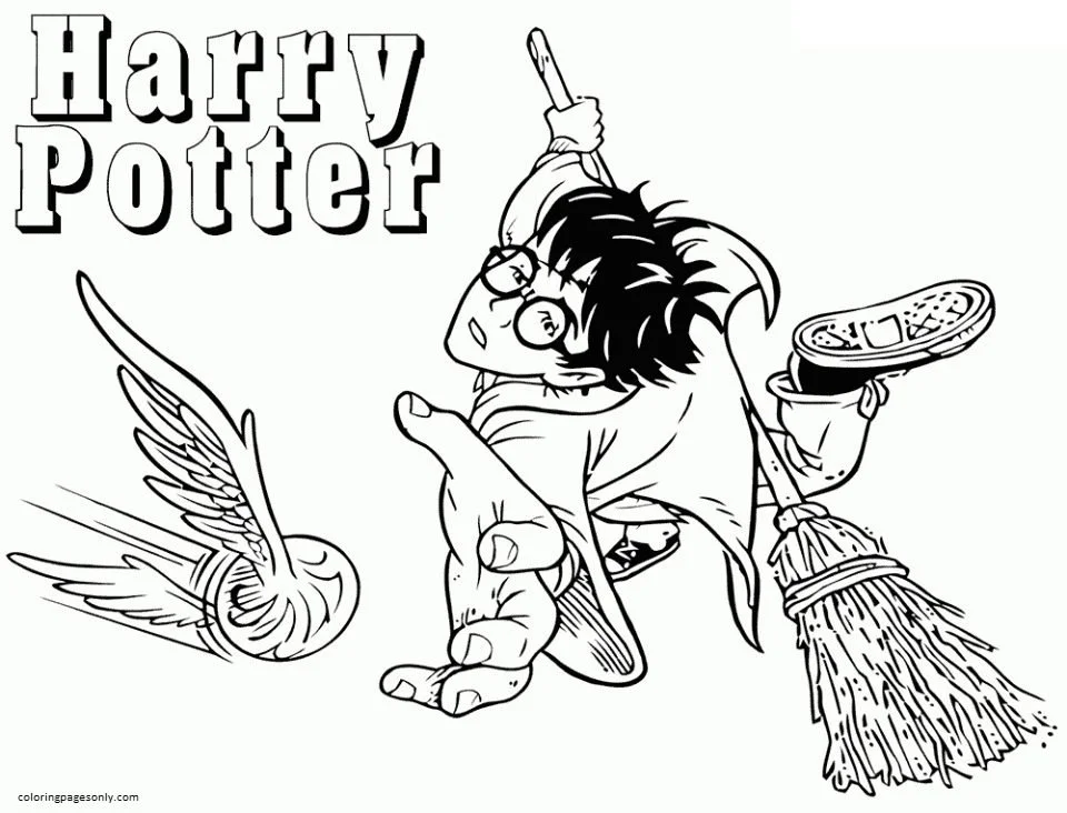 Desenhos de Harry Potter Para Colorir 26