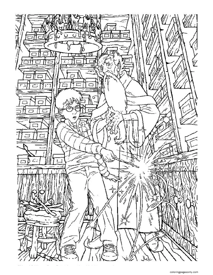 Desenhos de Harry Potter Para Colorir 33