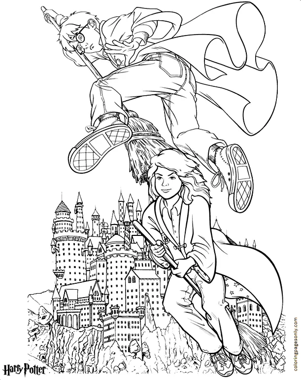 Desenhos de Harry Potter Para Colorir 36