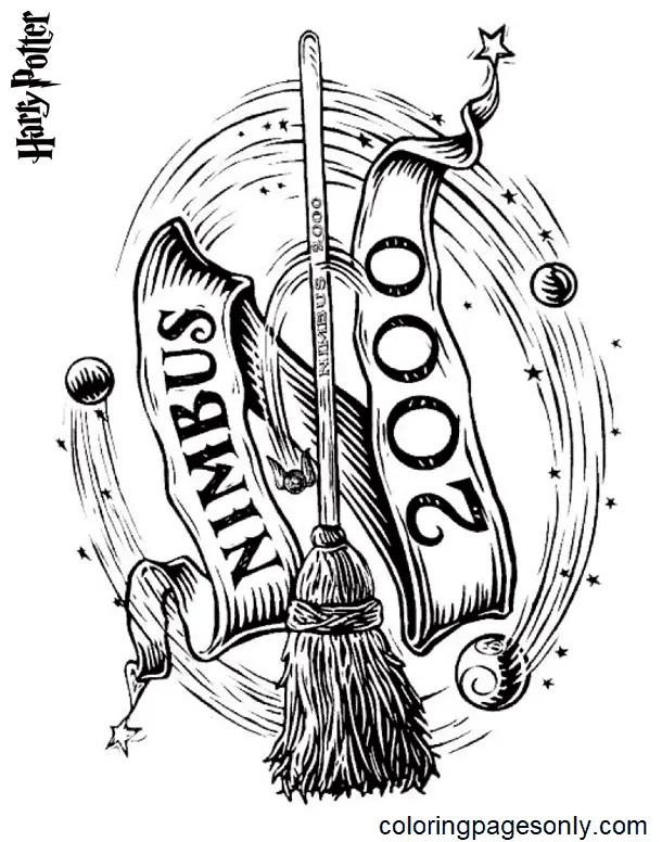Desenhos de Harry Potter Para Colorir 40