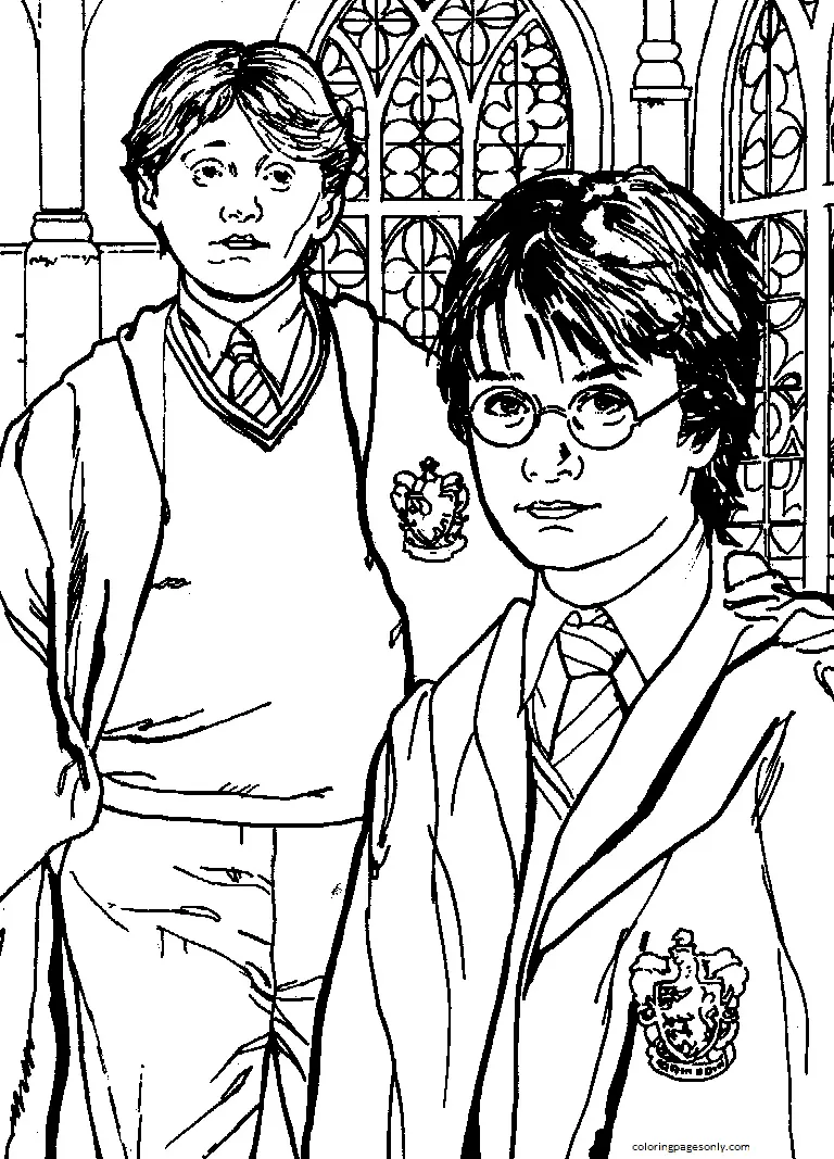 Desenhos de Harry Potter Para Colorir 53