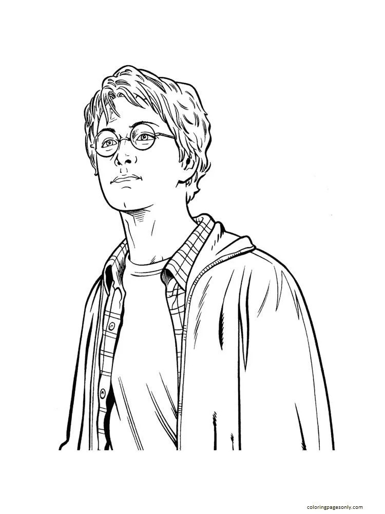 Desenhos de Harry Potter Para Colorir 84