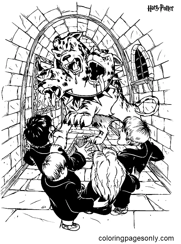 Desenhos de Harry Potter Para Colorir 87